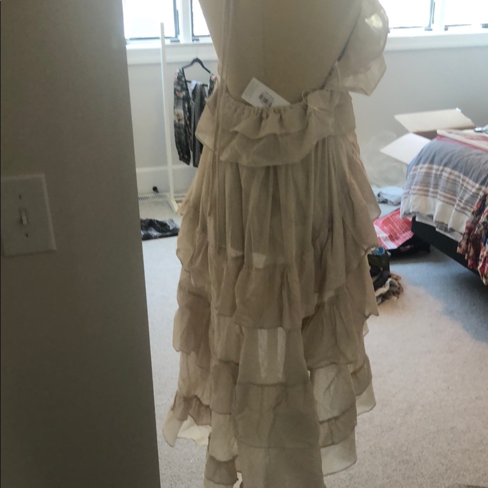 Mable Ruffle Layered High-Low Dress - Picture 2 of 4